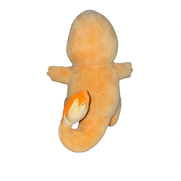 POKEMON SELECT Shiny Charmander Plush Stuffed Toy 2021 Nintendo 8” Orange Eyes - Picture 2 of 8